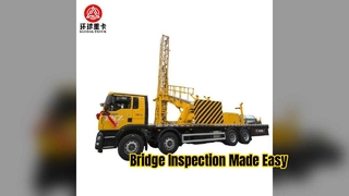 সেতু অ্যাক্সেস অধীনে HOWO সেতু পরিদর্শন যান