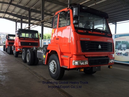 HOWO ট্রাক 6X4 ডাম্প ট্রাক সিনোট্রাক টিপার 10 চাকা 50 টন ট্র্যাক্টর ট্রাক