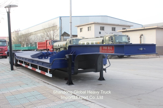 চীন উৎপাদন নতুন 3 অক্ষ 20FT 40FT কনটেইনার ট্রেলার ফ্ল্যাটবেড ট্রাক ট্রেলার
