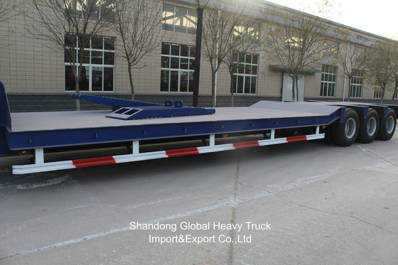 চ্যাসি ৬০ টন ৩ অক্ষ ২ অক্ষ Lowboy Lowbed Lowbed সেমি ট্রেলার