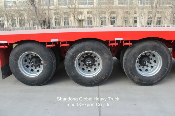 চ্যাসি ৬০ টন ৩ অক্ষ ২ অক্ষ Lowboy Lowbed Lowbed সেমি ট্রেলার