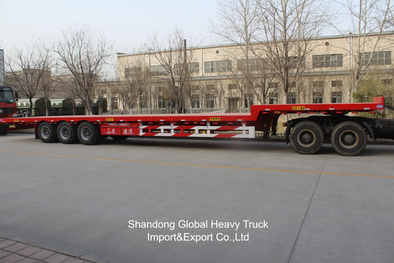 চ্যাসি ৬০ টন ৩ অক্ষ ২ অক্ষ Lowboy Lowbed Lowbed সেমি ট্রেলার