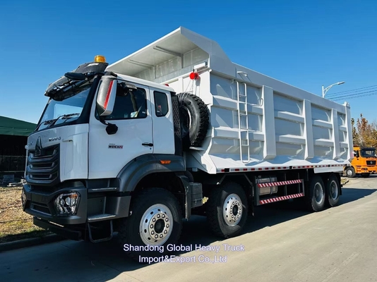 সিনোট্রাক হাও 50 টন ডাম্প ট্রাক 8x4 375hp ইউরো 2 ভারী দায়িত্ব নতুন এবং ব্যবহৃত ডাম্প ট্যাপার ট্রাক