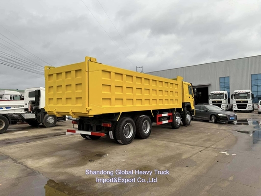 সিনোট্রাক হাও 50 টন ডাম্প ট্রাক 8x4 375hp ইউরো 2 ভারী দায়িত্ব নতুন এবং ব্যবহৃত ডাম্প ট্যাপার ট্রাক