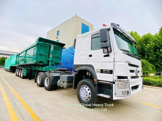 সিনোট্রুক HOWO নতুন / ব্যবহৃত 371HP ইউরো 2 6X4 Rhd ডান হাতের ড্রাইভ ট্রাক ট্রেলার হেড ট্র্যাক্টর ট্রাক