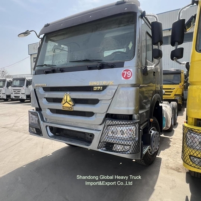 10 চাকা 6X4 40t সিনোট্রাক HOWO কনটেইনার কার্গো ট্রেলার ট্র্যাক্টর হেড ট্রাক