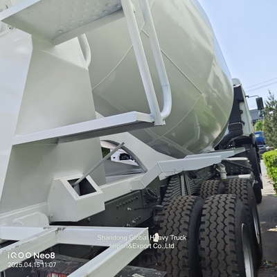 মিশ্রণ মেশিন 10 চাকা HOWO 6X4 8cbm 9cbm 371HP কংক্রিট মিক্সার ট্রাক