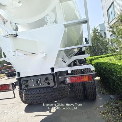 মিশ্রণ মেশিন 10 চাকা HOWO 6X4 8cbm 9cbm 371HP কংক্রিট মিক্সার ট্রাক