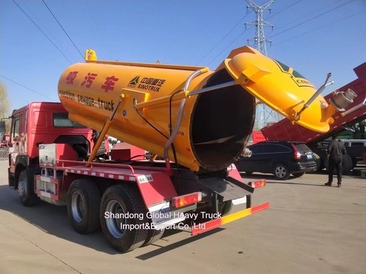 ডংফেং 6X4 18cbm 18tons ভ্যাকুয়াম স্যুভেজ সাকশন ট্যাঙ্কার ট্রাক ভ্যাকুয়াম স্যুভেজ সাকশন ট্রাক