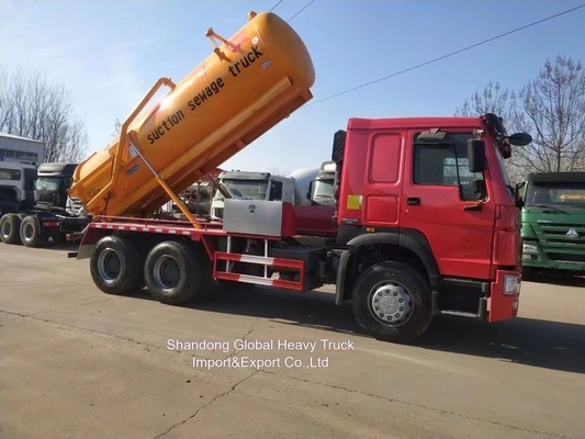 ডংফেং 6X4 18cbm 18tons ভ্যাকুয়াম স্যুভেজ সাকশন ট্যাঙ্কার ট্রাক ভ্যাকুয়াম স্যুভেজ সাকশন ট্রাক