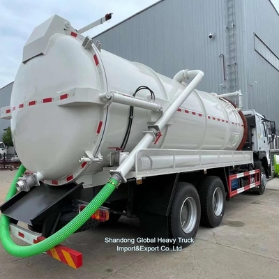 সিনোট্রুক HOWO 6X4 20cbm নিকাশী স্তন্যপান ভ্যাকুয়াম ট্যাঙ্ক ট্রাক