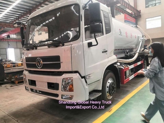 18cbm 20cbm ভ্যাকুয়াম স্যানিটেশন ট্রাক 4 * 2 সাকশন স্যানিটেশন ট্রাক 6 * 4 বড় ক্যাপাসিটি ট্রাক
