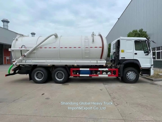 সিনোট্রুক HOWO 6X4 20cbm নিকাশী স্তন্যপান ভ্যাকুয়াম ট্যাঙ্ক ট্রাক