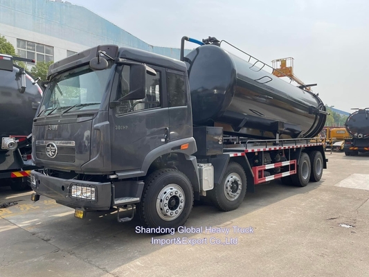 FAW 6X4 উচ্চ চাপ পাম্প 20000L 20 টন খাল পরিষ্কারের শোষণ ট্রাক