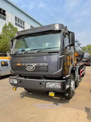 FAW 6X4 উচ্চ চাপ পাম্প 20000L 20 টন খাল পরিষ্কারের শোষণ ট্রাক