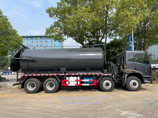 FAW 6X4 উচ্চ চাপ পাম্প 20000L 20 টন খাল পরিষ্কারের শোষণ ট্রাক