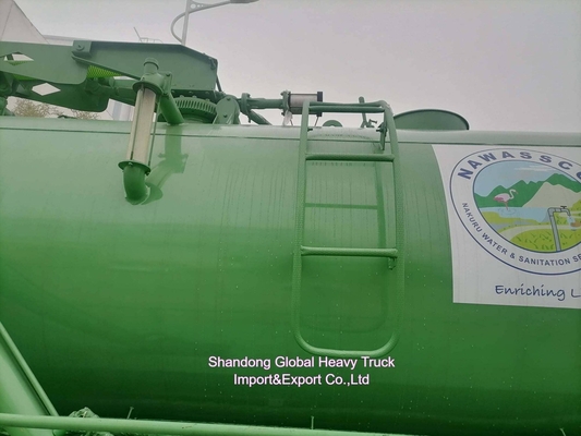 HOWO 371HP 6*4 কার্যকর সংগ্রহের জন্য নতুন শর্তে নিকাশী শোষণ ট্রাক