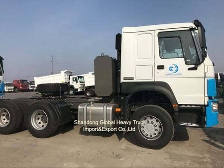 সিনোট্রুক HOWO নতুন / ব্যবহৃত 371HP ইউরো 2 6X4 Rhd ডান হাতের ড্রাইভ ট্রাক ট্রেলার হেড ট্র্যাক্টর ট্রাক