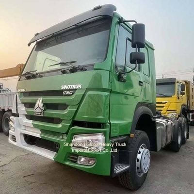হাও 6x4 ট্র্যাক্টর ট্রাক ব্যবহৃত সিনোট্রাক এলএইচডি আরএইচডি দীর্ঘ দূরত্ব ড্রাইভিং ট্রেলার ট্রাক মাথা