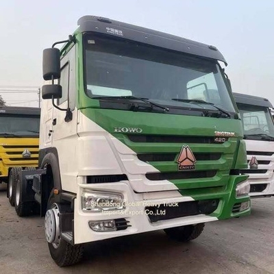 হাও 6x4 ট্র্যাক্টর ট্রাক ব্যবহৃত সিনোট্রাক এলএইচডি আরএইচডি দীর্ঘ দূরত্ব ড্রাইভিং ট্রেলার ট্রাক মাথা