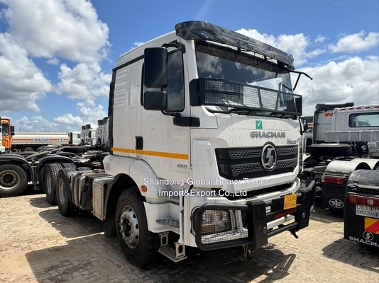 6X4 বাম ড্রাইভ বা ডান হাত ড্রাইভ 380HP শ্যাকম্যান F3000 ট্র্যাক্টর ট্রেলার ব্যবহৃত ট্র্যাক্টর হেড ট্রাক