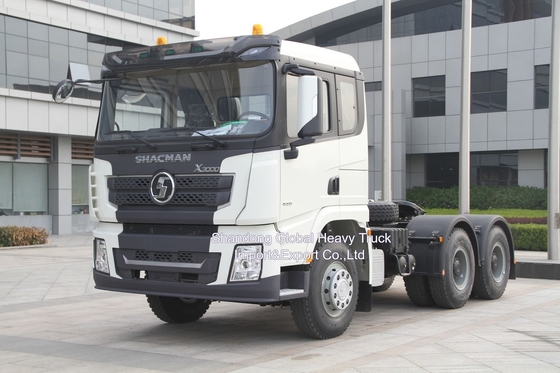 6X4 বাম ড্রাইভ বা ডান হাত ড্রাইভ 380HP শ্যাকম্যান F3000 ট্র্যাক্টর ট্রেলার ব্যবহৃত ট্র্যাক্টর হেড ট্রাক