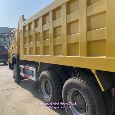 সিনোট্রাক HOWO 6*4 10 হুইলার 20m3 30 টন ভারী টাম্পার ব্যবহৃত ডাম্পিং ট্রাক