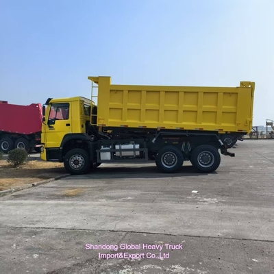 সিনোট্রাক HOWO 6*4 10 হুইলার 20m3 30 টন ভারী টাম্পার ব্যবহৃত ডাম্পিং ট্রাক