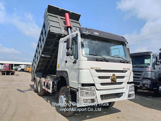 ব্যবহৃত ভারী ডাম্পার ট্রাক 6 * 4 375HP সিনোট্রাক HOWO ট্যাপার ট্রাক ডাম্প ট্রাক