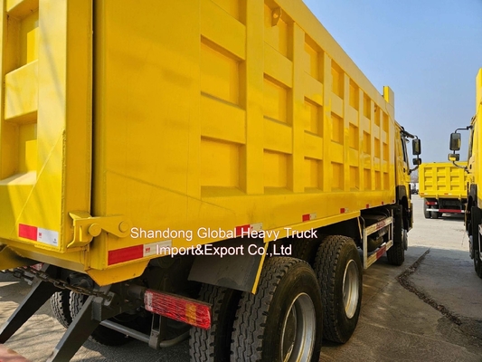 উচ্চ মানের ব্যবহৃত ট্যাপার ট্রাক HOWO 375 ডাম্প ট্রাক 6 * 4 ম্যানুয়াল ট্রান্সমিশন টাইপ
