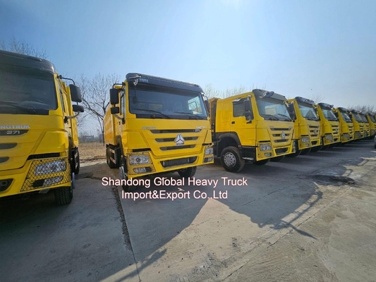 চীন জাতীয় ভারী দায়িত্ব ট্রাক HOWO 6X4 371HP ডাম্প ট্রাকচীন জাতীয় ভারী দায়িত্ব ট্রাক
