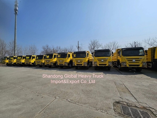 চীন জাতীয় ভারী দায়িত্ব ট্রাক HOWO 6X4 371HP ডাম্প ট্রাকচীন জাতীয় ভারী দায়িত্ব ট্রাক