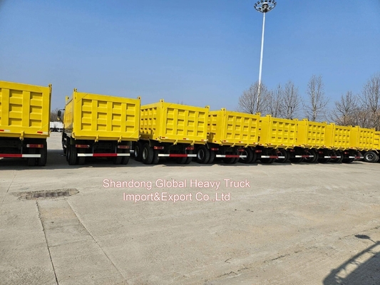 চীন জাতীয় ভারী দায়িত্ব ট্রাক HOWO 6X4 371HP ডাম্প ট্রাকচীন জাতীয় ভারী দায়িত্ব ট্রাক
