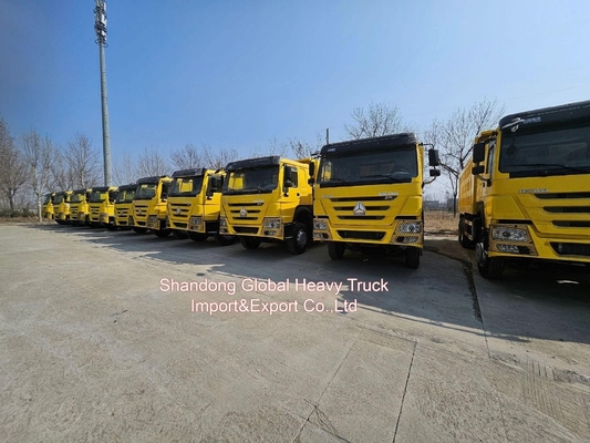 সিনোট্রাক HOWO 6*4 10 হুইলার 20m3 30 টন ভারী টাম্পার ব্যবহৃত ডাম্পিং ট্রাক