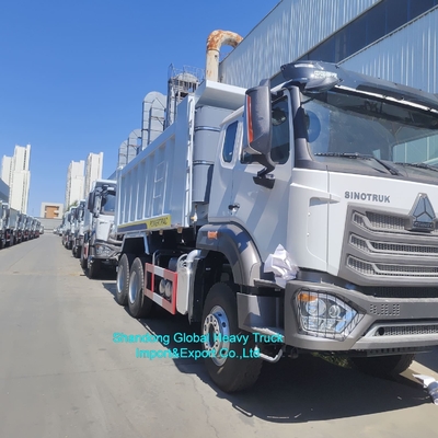সিনো ট্রাক ডান হাতের ড্রাইভ HOWO Nx 380 6X4 10 চাকা 380HP 430 এইচপি ডিজেল নিউ প্রাইম মুভার ডাম্প ট্রাক