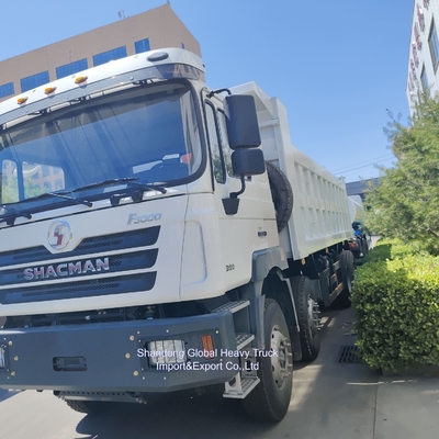 শ্যাকম্যান 30m3 লার্গো বক্স 8X4 12 হুইলার ভারী দায়িত্ব ডাম্প ট্রাক 400 এইচপি ডিজেল ইঞ্জিন নতুন অবস্থা ট্যাপার ট্রাক