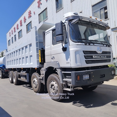 শ্যাকম্যান 30m3 লার্গো বক্স 8X4 12 হুইলার ভারী দায়িত্ব ডাম্প ট্রাক 400 এইচপি ডিজেল ইঞ্জিন নতুন অবস্থা ট্যাপার ট্রাক