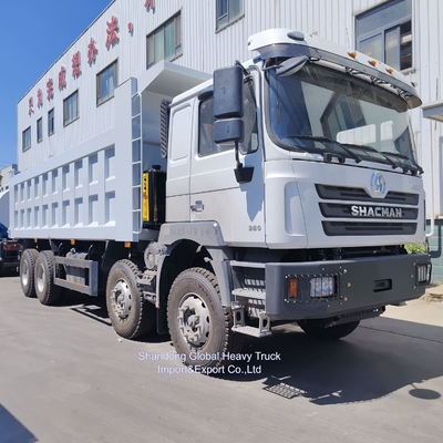 শ্যাকম্যান 30m3 লার্গো বক্স 8X4 12 হুইলার ভারী দায়িত্ব ডাম্প ট্রাক 400 এইচপি ডিজেল ইঞ্জিন নতুন অবস্থা ট্যাপার ট্রাক