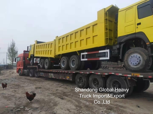 সেকেন্ড-হ্যান্ড শ্যাকম্যান ৮*৪ ১২ চাকার F3000 X3000 ডাম্প ট্রাক টিপার ট্রাক