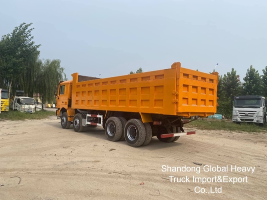সেকেন্ড-হ্যান্ড শ্যাকম্যান ৮*৪ ১২ চাকার F3000 X3000 ডাম্প ট্রাক টিপার ট্রাক