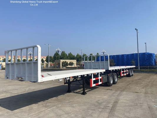 নির্মাণের জন্য 3 অক্ষের লোবেড সেমি ট্রেলার 40FT 60T ভারী দায়িত্ব