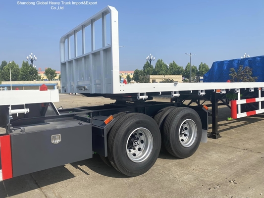 নির্মাণের জন্য 3 অক্ষের লোবেড সেমি ট্রেলার 40FT 60T ভারী দায়িত্ব