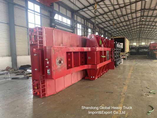 ভারী পণ্য পরিবহনের জন্য ৩ অক্ষের ৬০ টন কম লোডার সেমি ট্রেলার