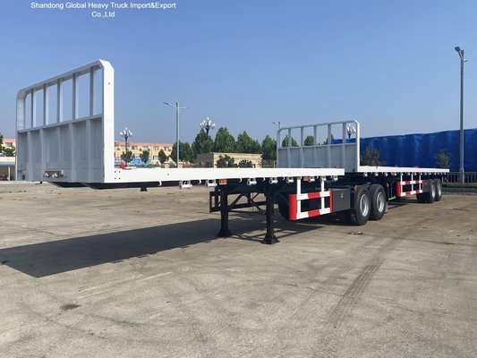 নির্মাণের জন্য 3 অক্ষের লোবেড সেমি ট্রেলার 40FT 60T ভারী দায়িত্ব