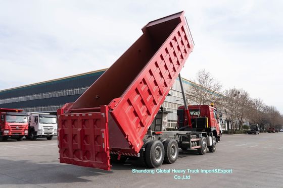 HOWO 8x4 400HP ডাম্প ট্রাক 45T ক্ষমতা ভারী দায়িত্ব খনির