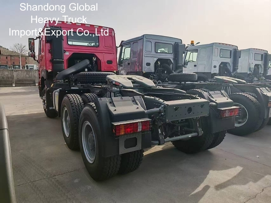 HOWO ৬x৪ ট্রাক্টর ট্রাক, ৪০০এইচপি ডিজেল ম্যানুয়াল ট্রান্সমিশন