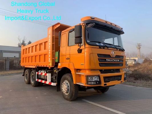 Shacman F3000 6X4 ডাম্প ট্রাক, 400L ফুয়েল ট্যাঙ্ক, Weichai 380HP ইঞ্জিন এবং 9/12-স্পীড ম্যানুয়াল গিয়ারবক্স সহ