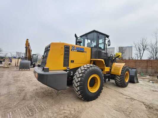 এক্সসিএমজি জেডএল 50 জিএন 5 টন নামমাত্র লোড হুইল লোডার 162 কিলোওয়াট নামমাত্র শক্তি এবং নির্মাণের জন্য ধুলো প্রতিরোধী বিন্যাস সহ