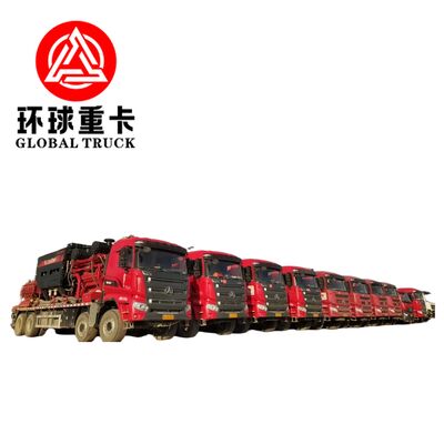 ২৮০০ এইচপি তেলক্ষেত্র ফ্রেকচারিং ইউনিট ট্রাক উচ্চ চাপের প্লঞ্জার পাম্প এবং তেল খননের জন্য 8 × 6 ড্রাইভ কনফিগারেশন সহ