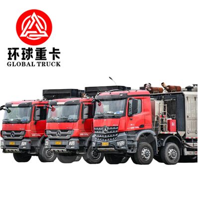 ২৮০০ এইচপি অয়েলফিল্ড ফ্রেকচারিং ইউনিট ট্রাক ৮x৬ ড্রাইভ কনফিগারেশন এবং তেল খননের জন্য উচ্চ চাপের প্লঞ্জার পাম্প সহ